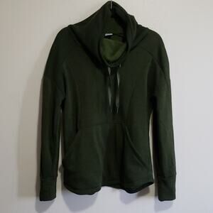 Columbia Green Funnel Neck Sweatshirt